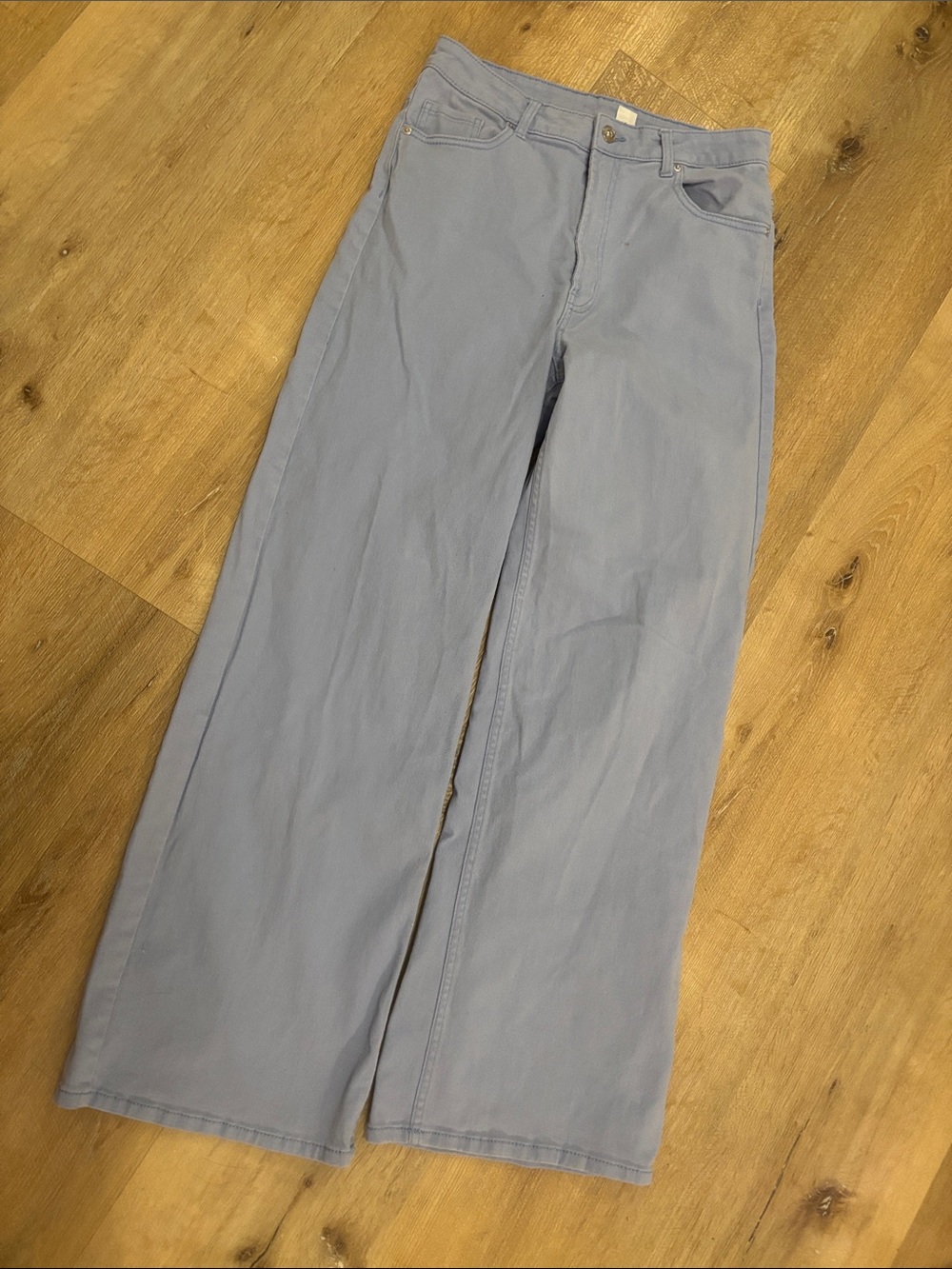 Divided Women's Light Blue Wide-Leg Jeans